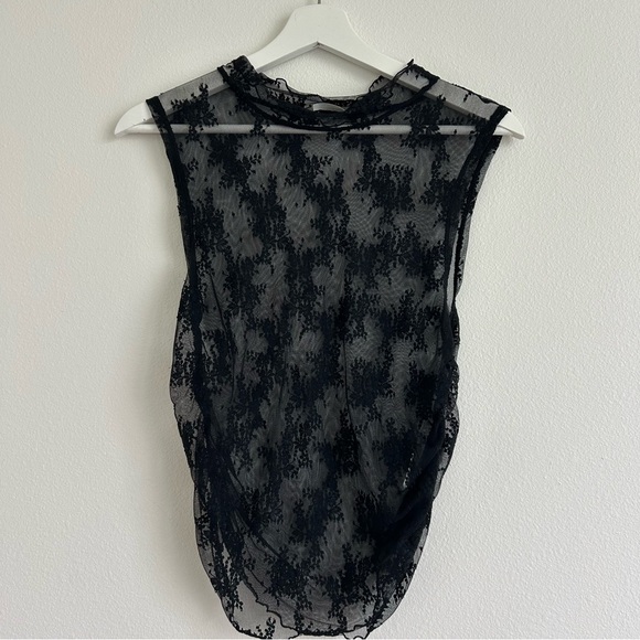 Black Free People Intimately Solid No Lace/Mesh Top- M - Picture 4 of 7